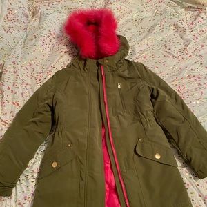 Cat & Jack girls small (6/6x) hooded coat